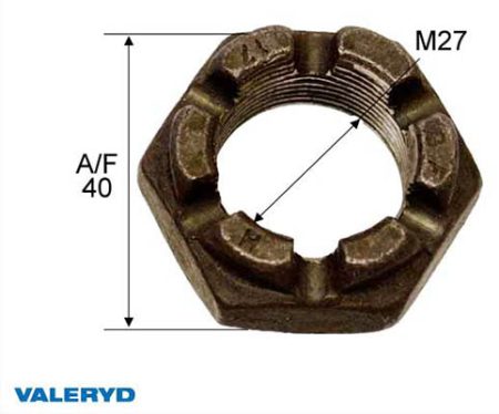 KRUUNUMUTTERI   M27x1,5 125-1299003