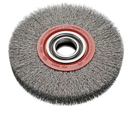 PYÖRÖTERÄSHARJA 200MM,INOX 246-565362