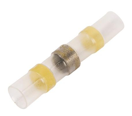 LÄMPÖKUTISTE-JATKOLIITIN KELT. TINALLA 4,0-6,0 MM 10 KPL, K27 400-L54027