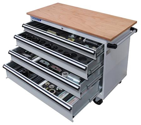 TYÖKALUVAUNU VARUSTEINEEN &quot;MODULO 810&quot; 252-KL4999810