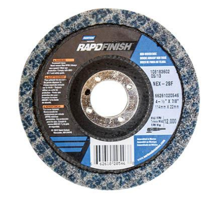 PUHDISTUSL.RAPID FINISH 115X22MM  2S FIN 245-20546