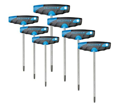 RUUVITALTTASARJA TORX T-KAHVA T10-T40 250-2142TX-007