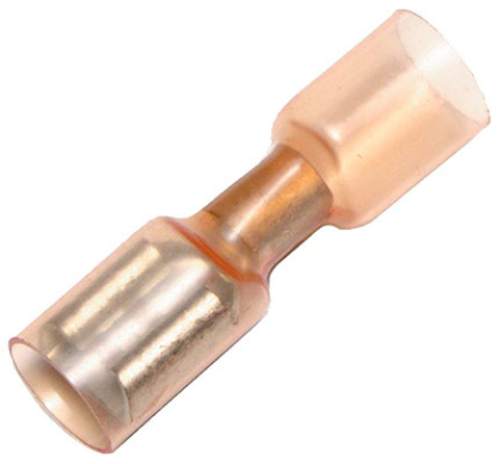 LAATTAPISTOKE PUN 6,3 MM KUTISTE 100/PAK 338-1104N