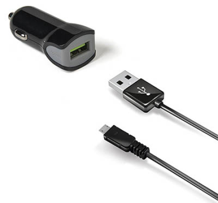 AUTOLATURI + MICRO-USB KAAPELI 12-24V 880-CCUSBMICRO