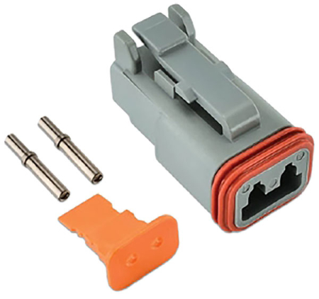 DEUTSCH -PISTOKE 2-PIN, 0,5-1,5 MM 338-37498