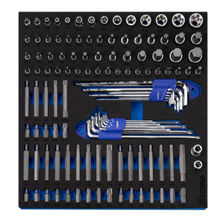 HYLSY- JA KÄRKISRJ 1/4&quot;,3/8&quot;,1/2&quot; 122-OS 284-BX671