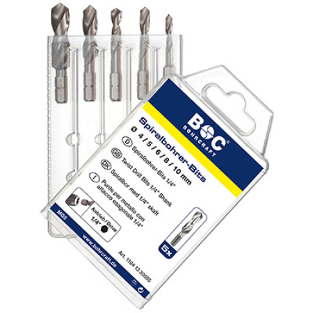 PORANTERÄSARJA 5-OSAA HSS-G 1/4 BITS 239-11041330005