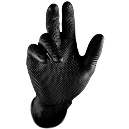 NITRIILISORMIKAS MUSTA   50KPL KOKO S 258-53107