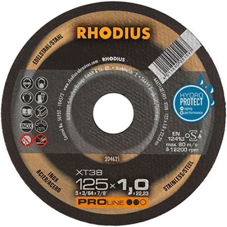 KATKAISULAIKKA XT38 PRO 125X1,0X22,23 283-60-XT3812510