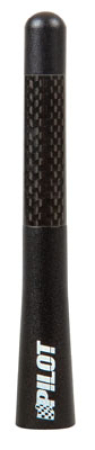ALUMIINIANTENNI CARBON2 MUSTA 925-40160